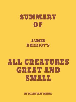 cover image of Summary of James Herriot's All Creatures Great and Small